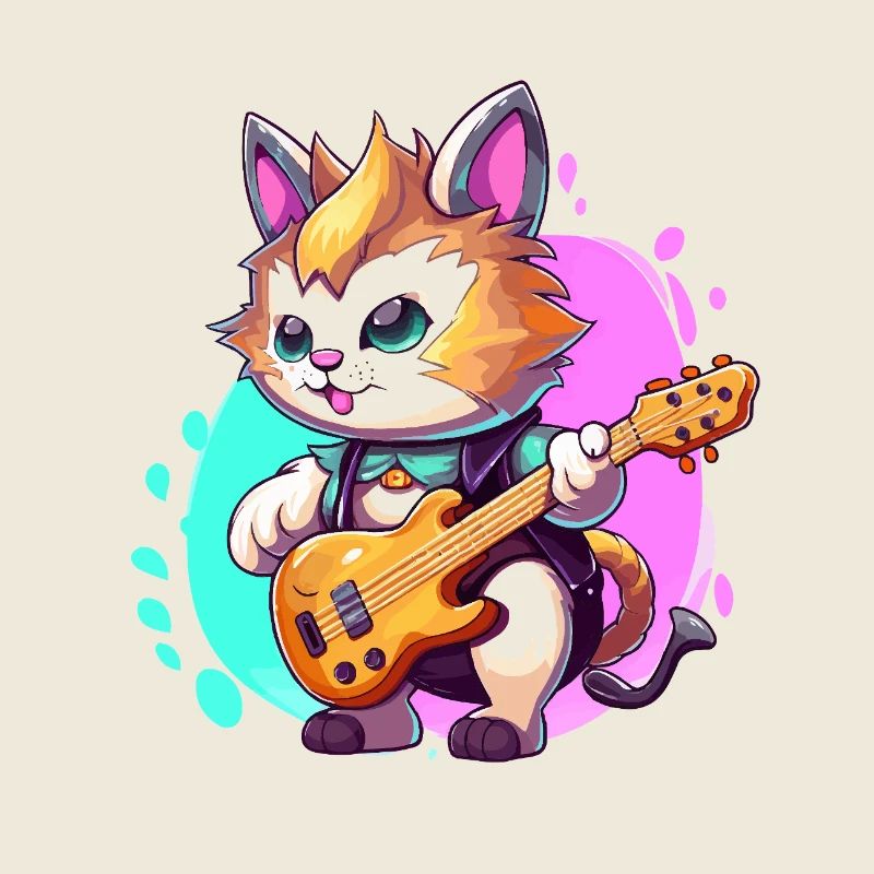 Patchwork-Esel im Doodle-Stil