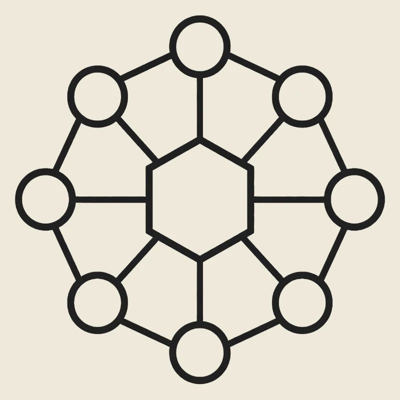 Geometric Hexagon Mandala