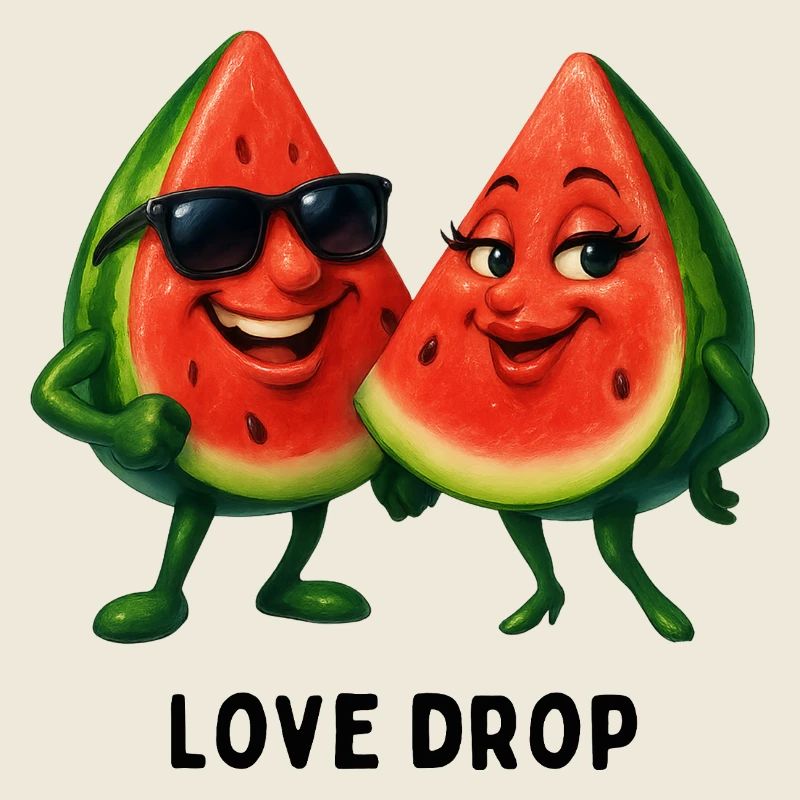 Duo pastèques Love Drop