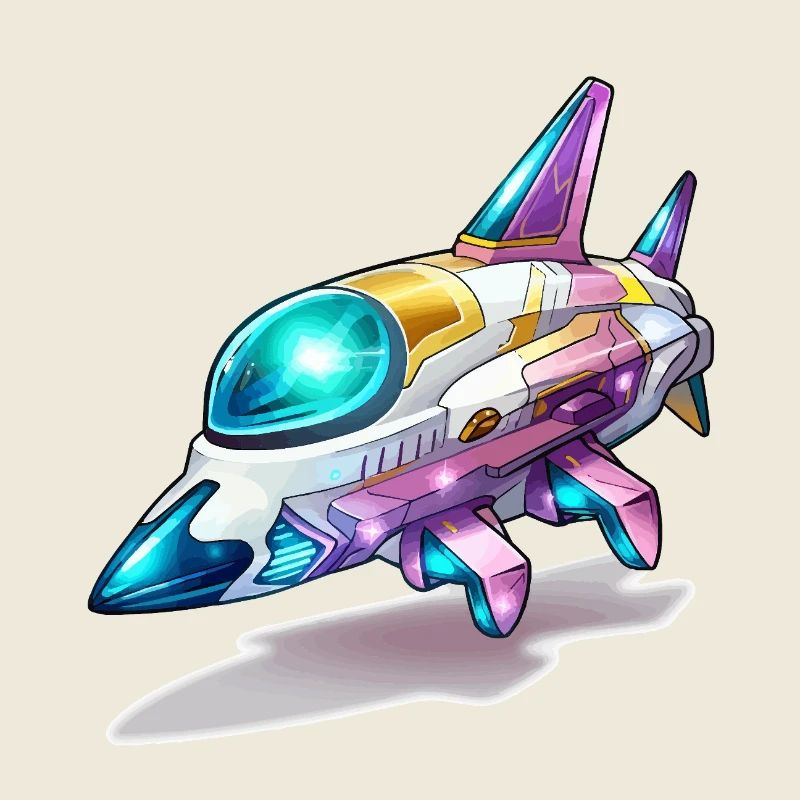 Comet Flight Spacefighter Neon