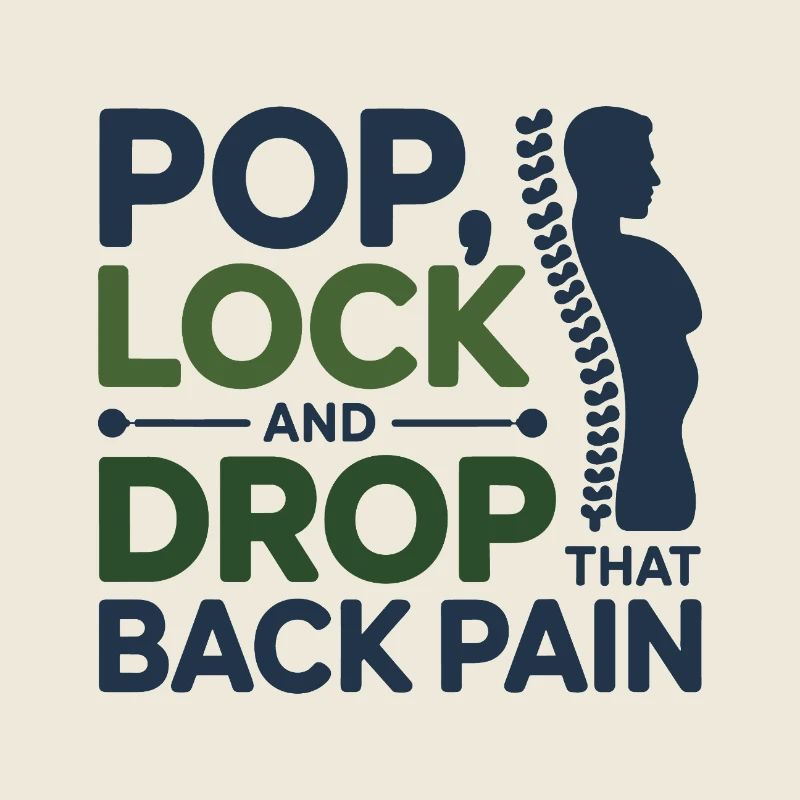Chiropractor Pop Lock Drop Back Pain Professional 