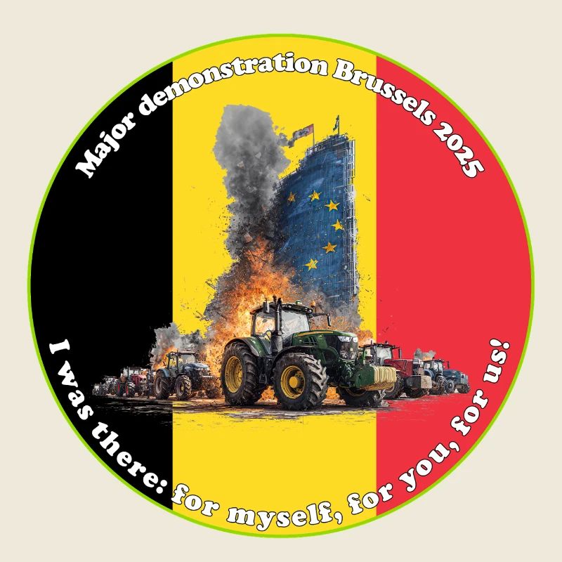 Bauernproteste in Brüssel 2025