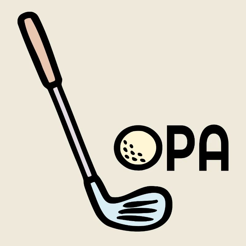 Golf Opa Golfschläger