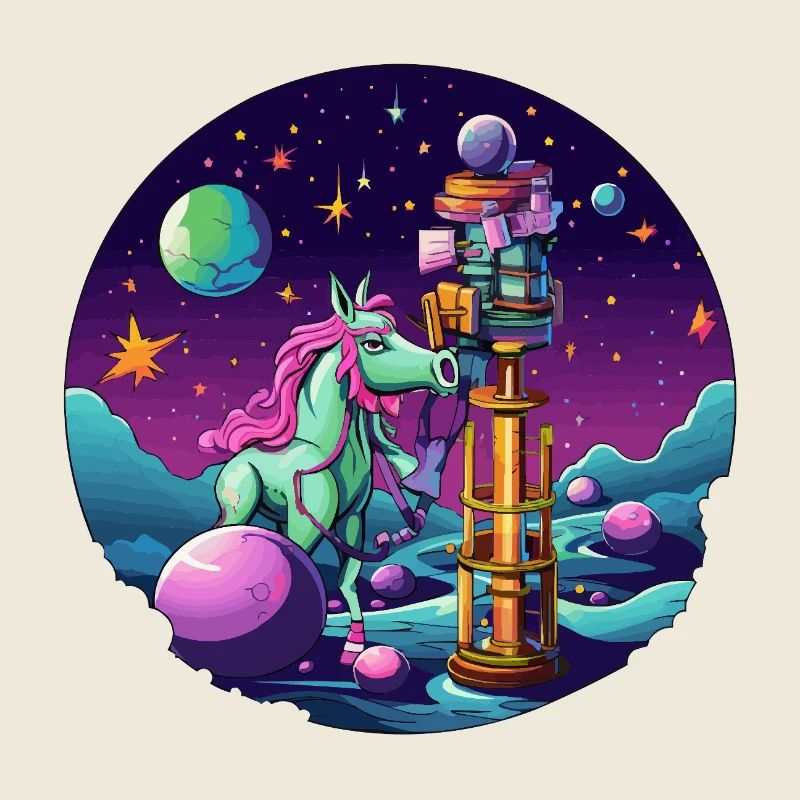 Galactic Unicorn Reading Storm