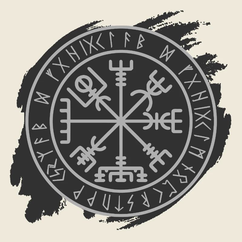 Vegvisir Wikinger Kompass