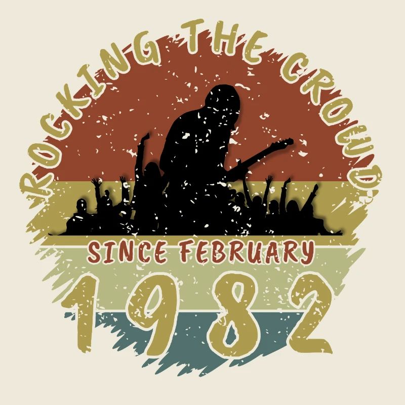 44th Birthday Rocking the crowd GIT 02/1982