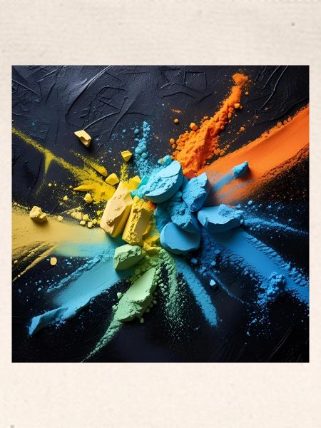 Regenbogenstaub-Explosion