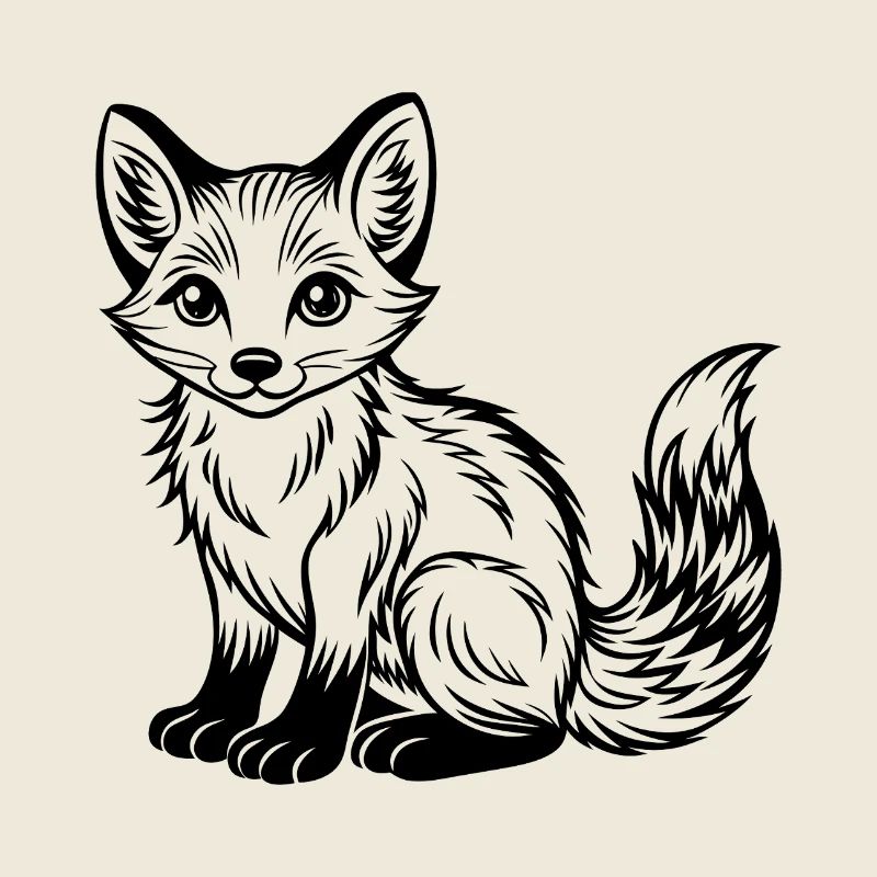 Baby fox