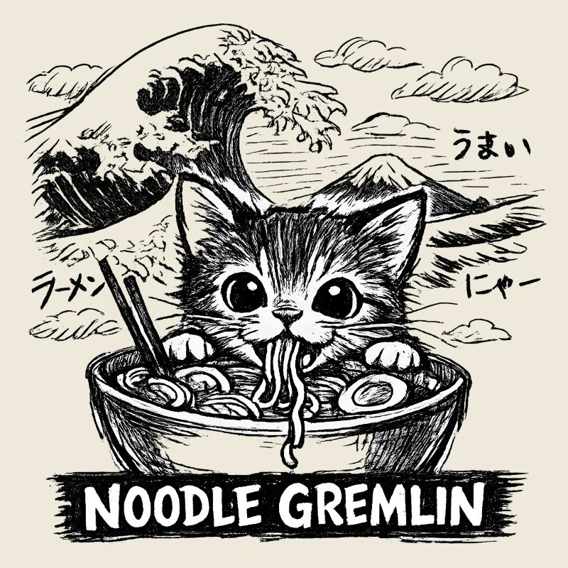 Anime Ramen de chat