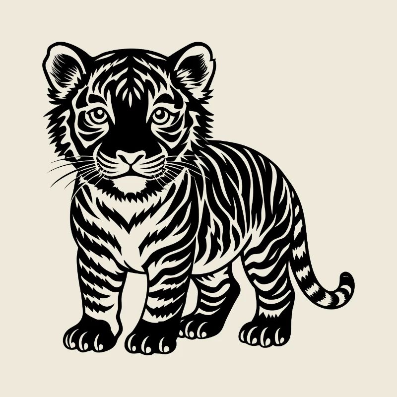 Bébé tigre