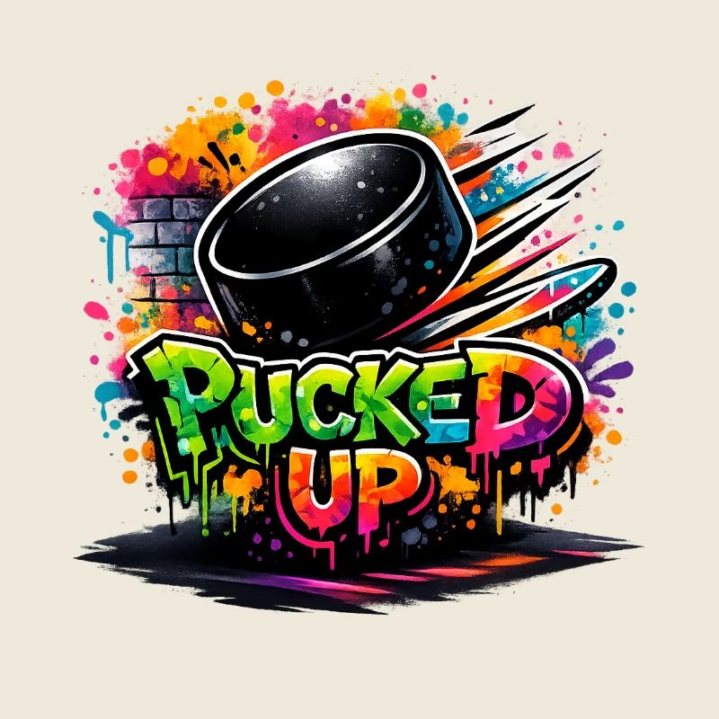 Puck de graffiti complètement déformé