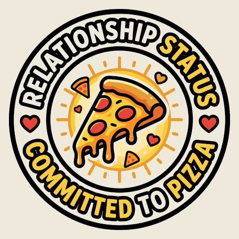 Statut relationnel engagé dans la pizza