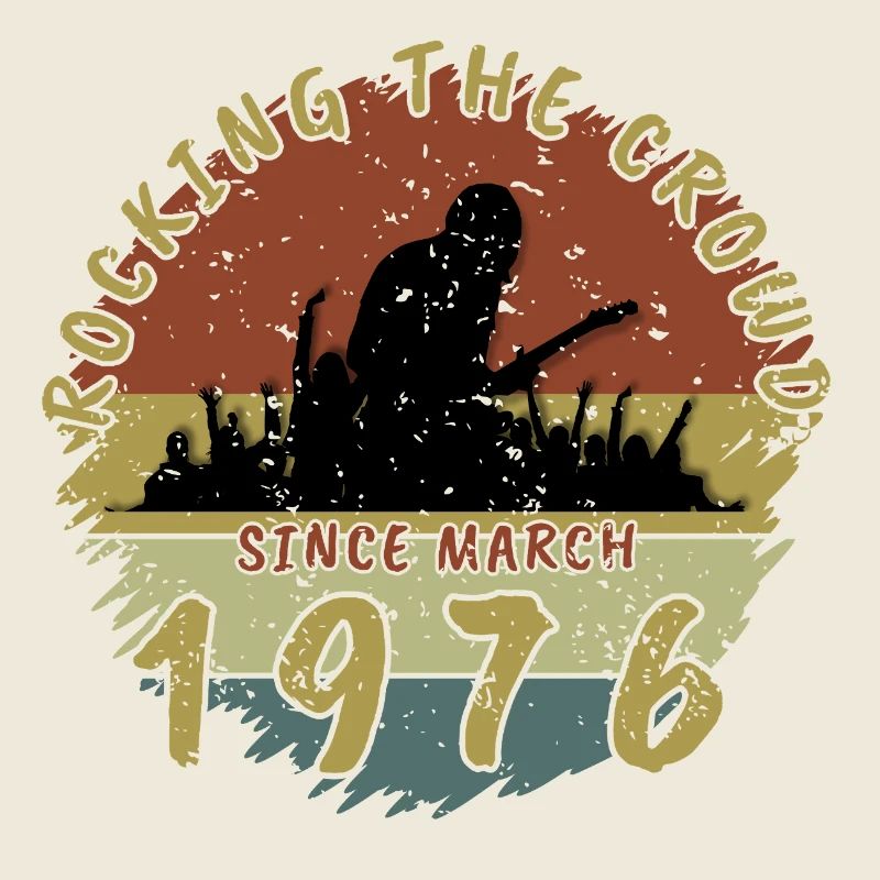 50th Birthday Rocking the crowd GIT 03/1976