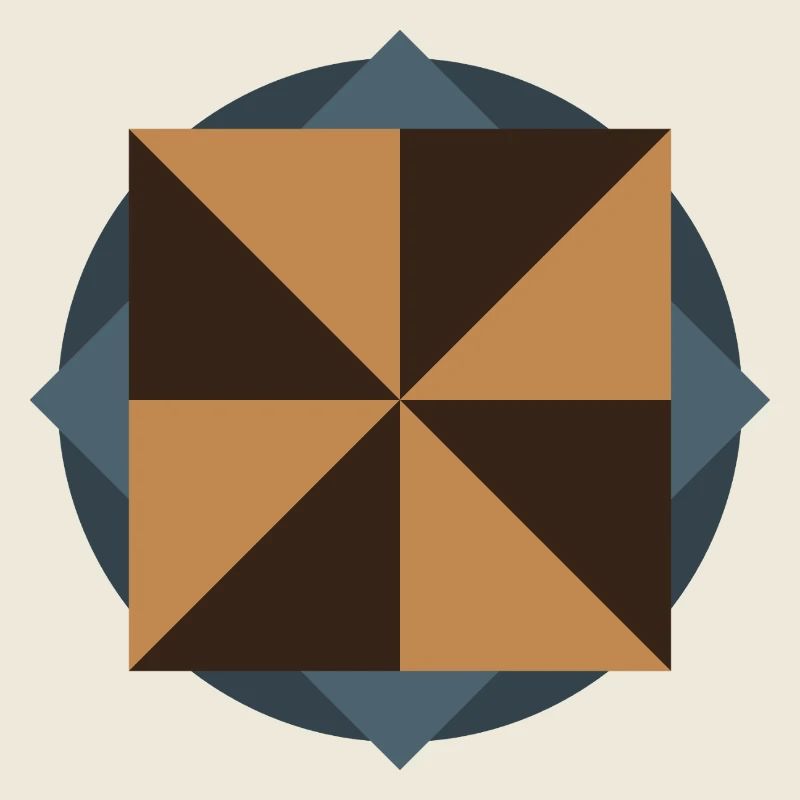 GÉOMÉTRIE DU NOYAU PYRAMIDAL | Œuvres d’art Basic Shapes