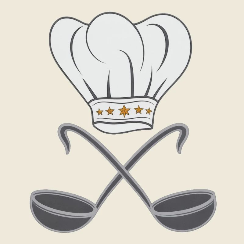 Chef's hat, spoon