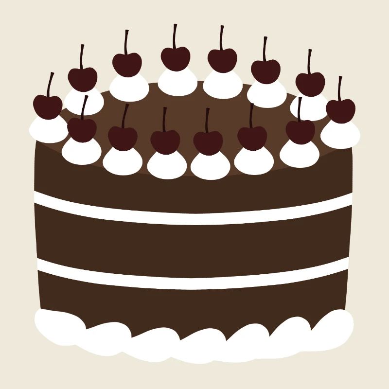 Cherry Chocolate Black Forest Layer Cake