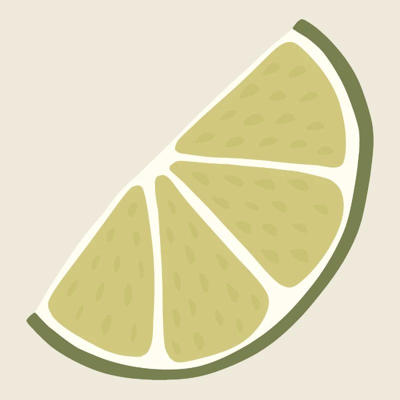 Lime Slice Minimalist Lime