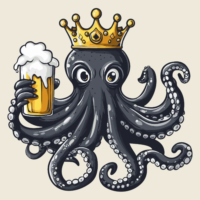 Octopus Beer King