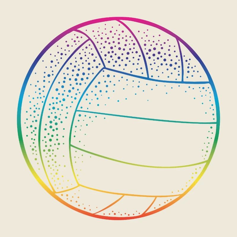 Volleyball Regenbogen