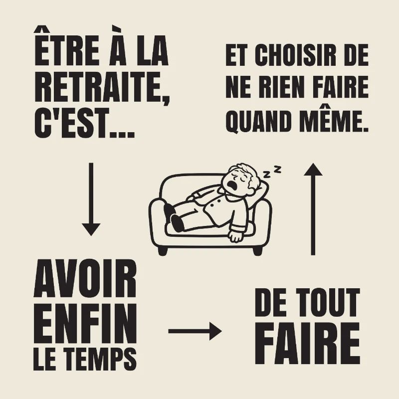 Die Kunst des Nichtstuns (schwarzer Text)