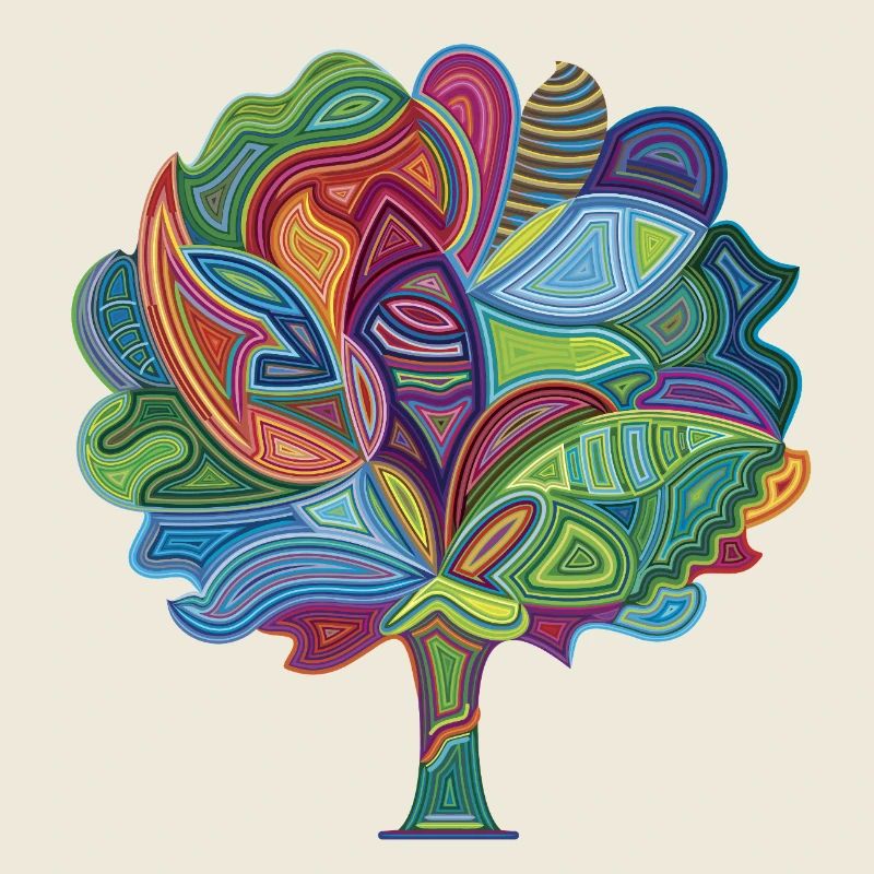 Farbenzauber-Baum