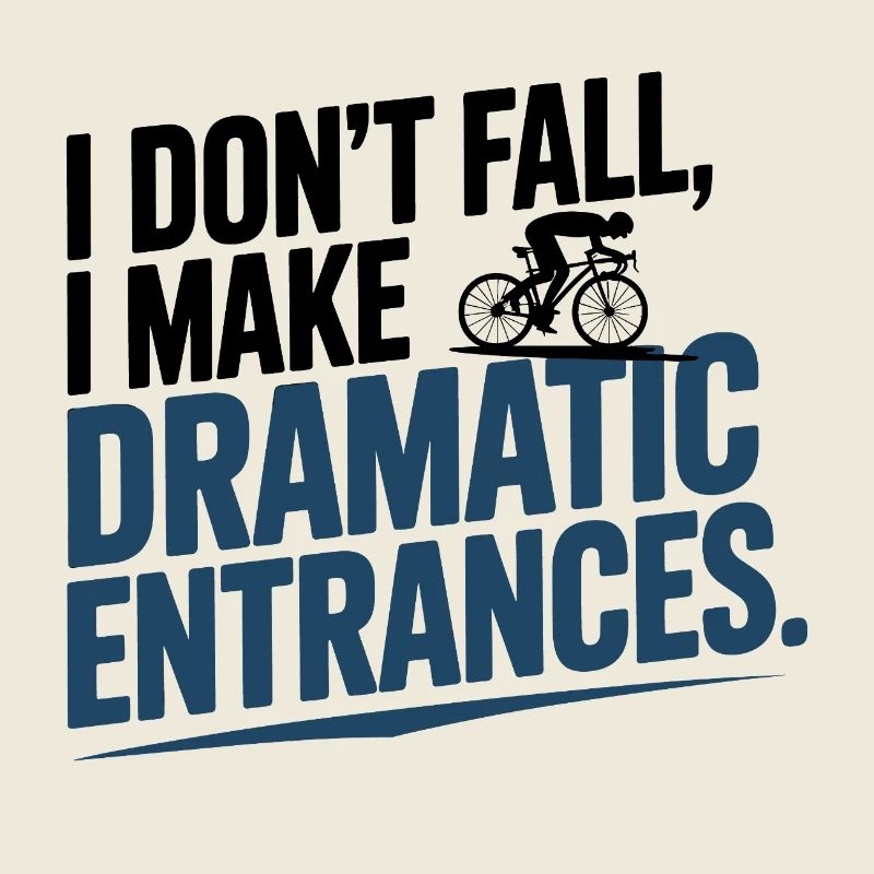 Artistic Cycling I Don't Fall Dramatic Entrance 