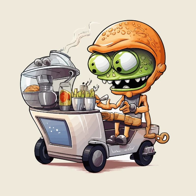 Alien Snack Trucker