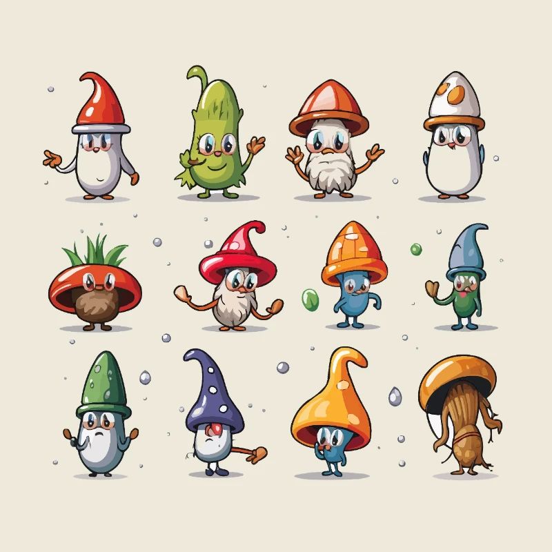 Mushroom Gnome Parade
