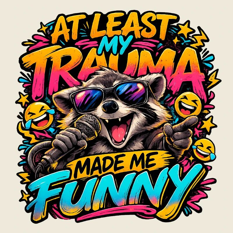 Trauma machte mich witzig