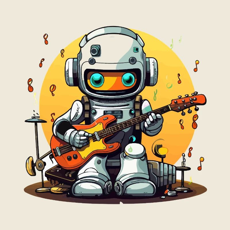Cosmic Robot Guitarist