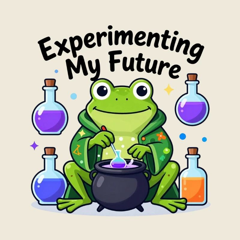 Experimenting My Future Frog Shirt Cute Science Te