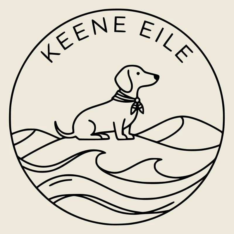 Dackel Badge Meer Keene Eile 