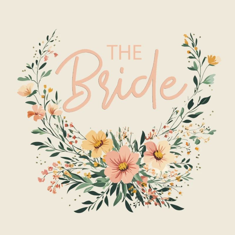 THE BRIDE! BOHO BLUMEN