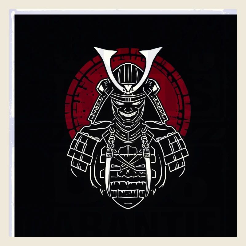 Samurai helmet with red crest