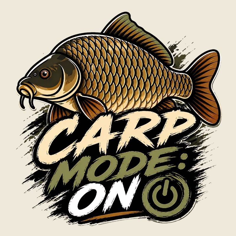 Mode Carpe ACTIVÉ – Chemise de pêche à la carpe drôle