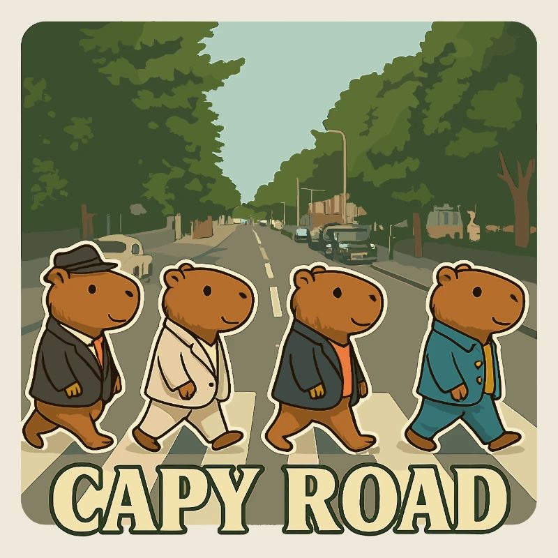 Capy Road - pour tous les fans de capybara