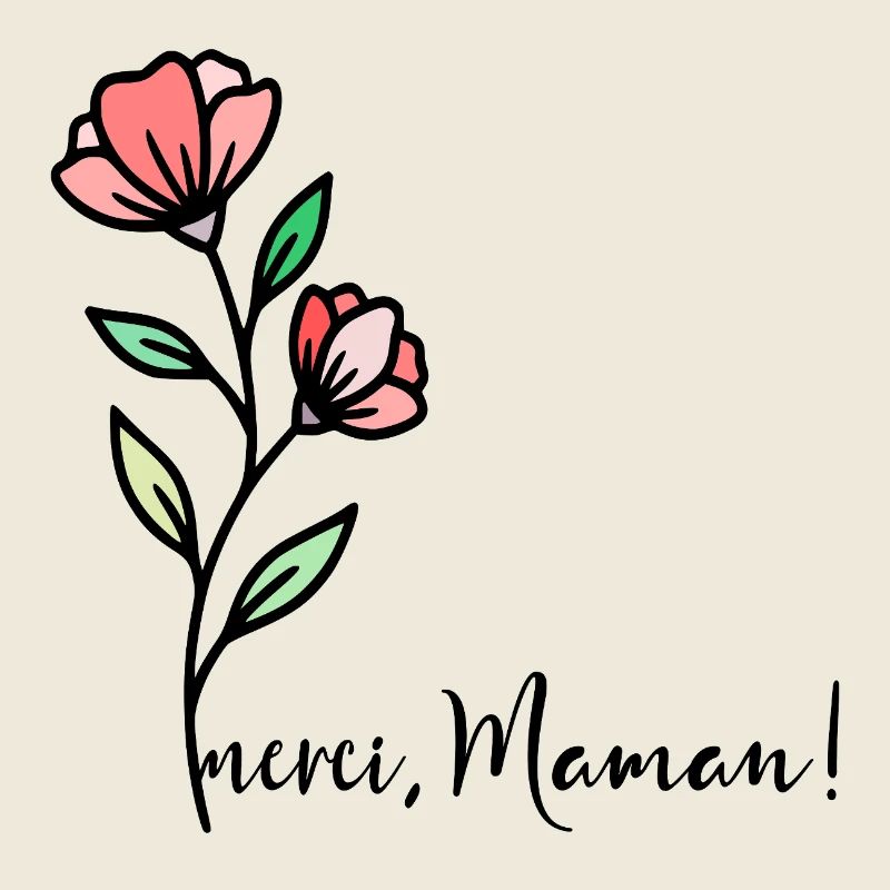 Merci Maman Fleurs