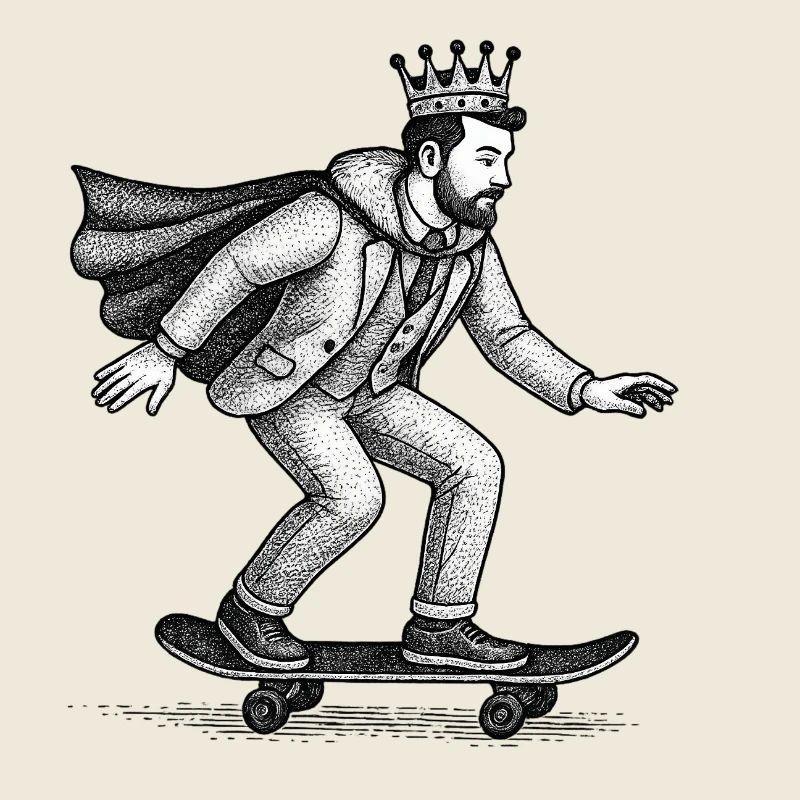 Roi du patineur couronné