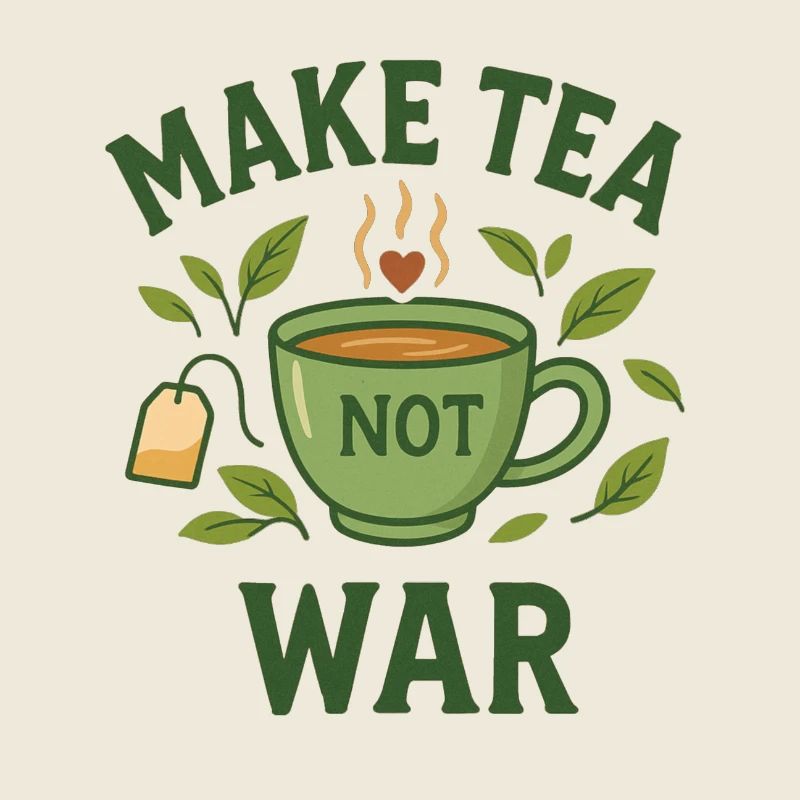 Make Tea Not War – It's Tea - Time