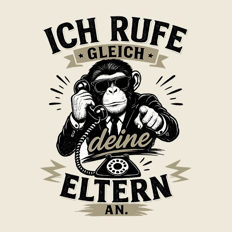 Ich rufe gleich deine Eltern an – Lustiger Spruch 