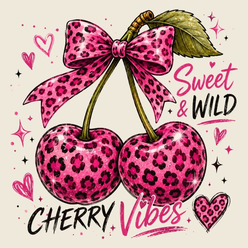 Sweet Cherry Vibes Leopard Cherries