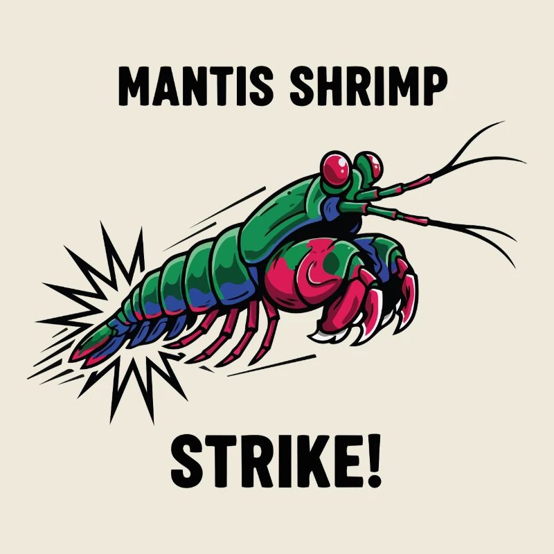 Crevette Mante Strike Mantis Shrimp