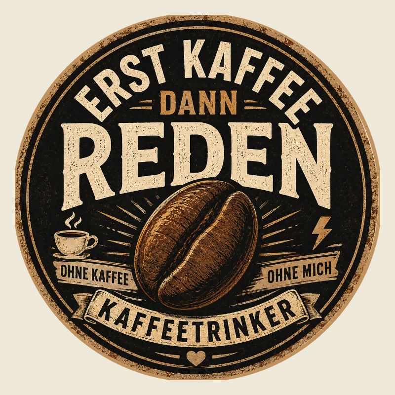 Erst Kaffee dann Reden Retro