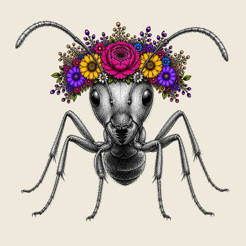 Flower Crown-Ant Ant
