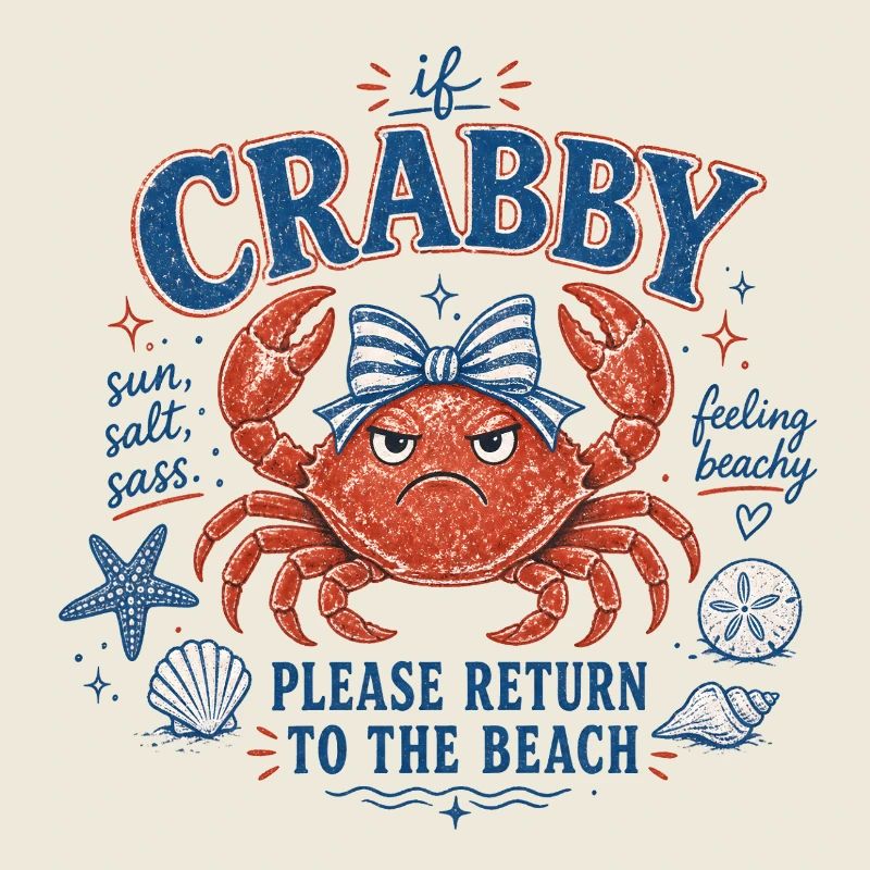 Krabbe - If Crabby – Please Return to the Beach