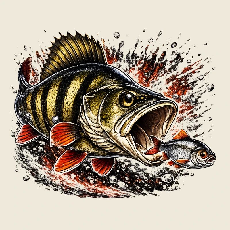 Conception de la pêche aux prédateurs de perchaudes explosives