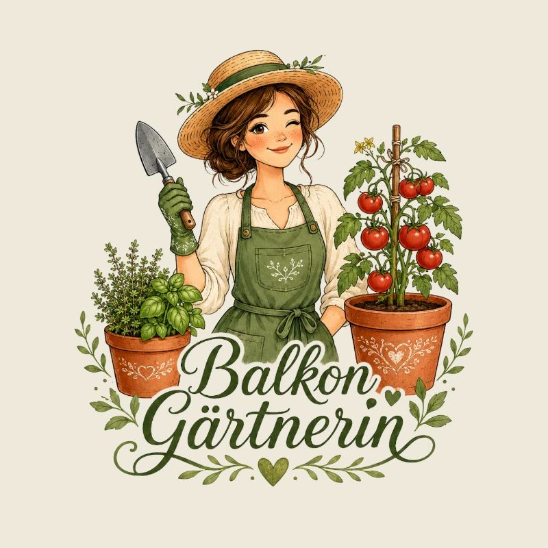 Balkon Gärtnerin