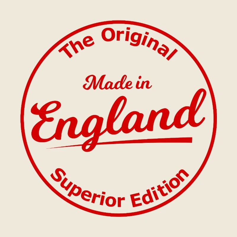 Original England Stamp Red