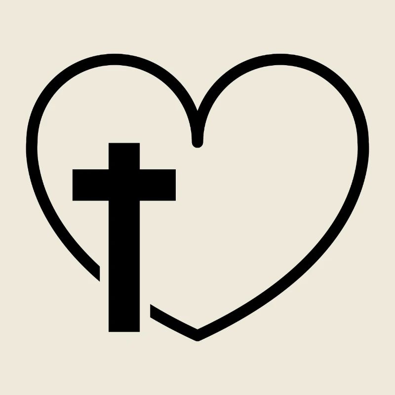 Croix de cœur