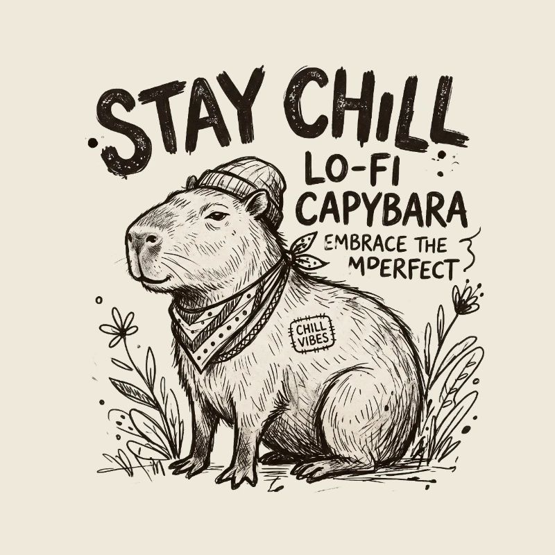 Œuvres LoFi de Capybara Chill